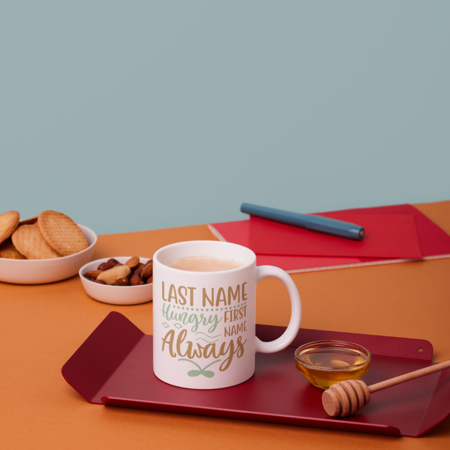 Last Name Hungry First Name Always SVG | Digital Download | Cut File | SVG