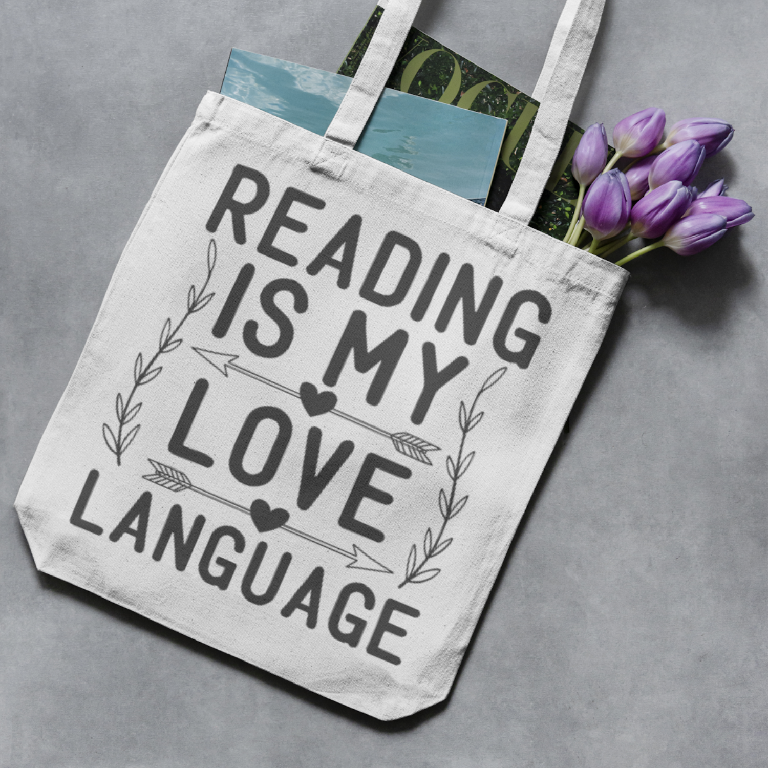 Reading is my Love Language SVG | Digital Download | Cut File | SVG