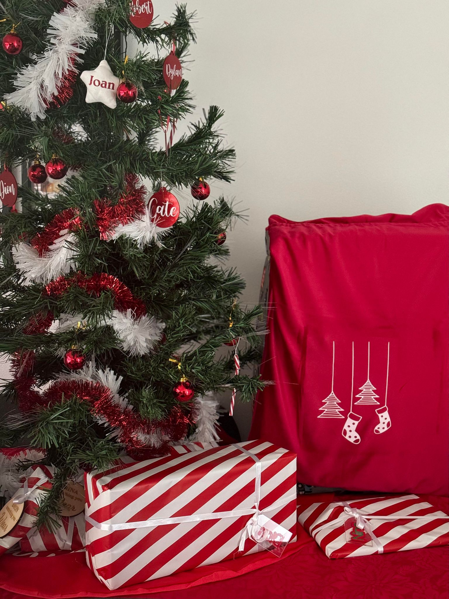*blank* Velvet Santa Sack - Only The Sweet Stuff