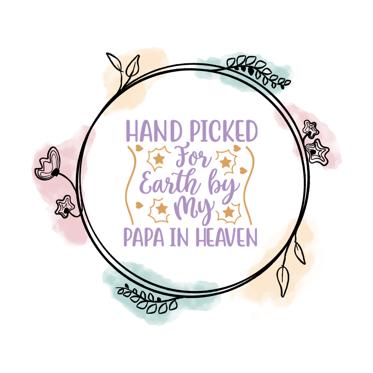 Hand picked by Papa SVG | Digital Download | Cut File | SVG