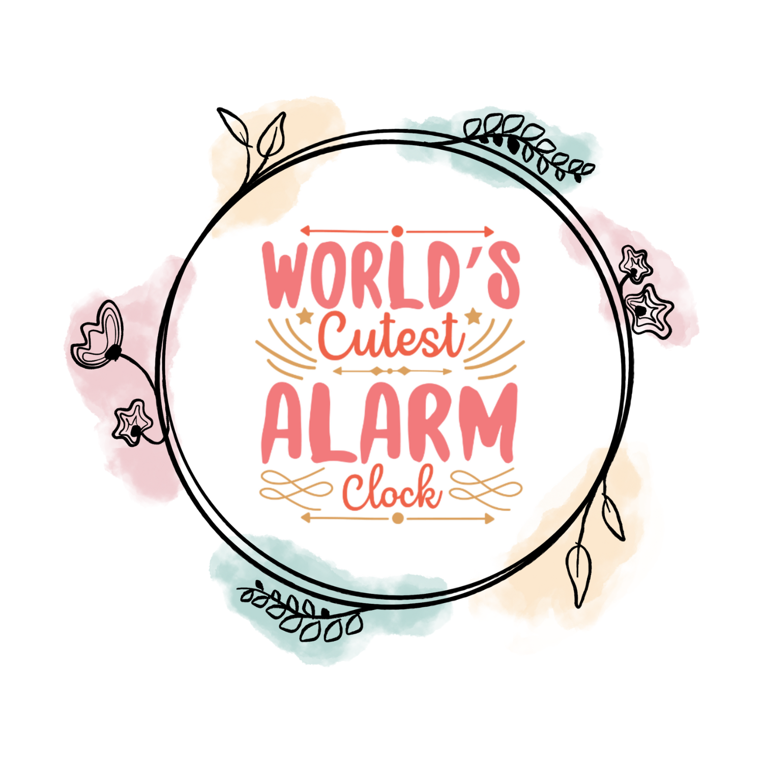 Worlds Cutest Alarm Clock SVG | Digital Download | Cut File | SVG