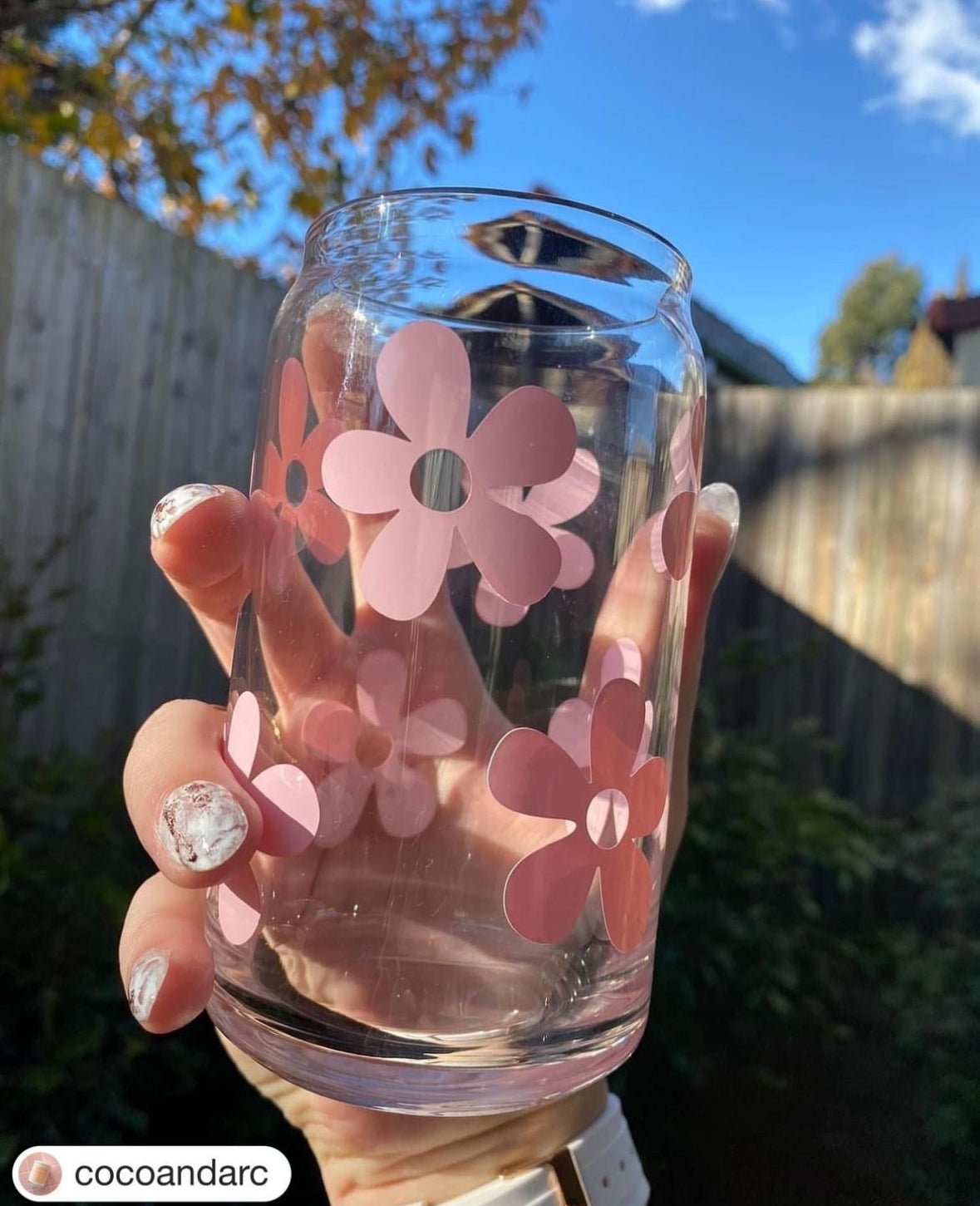 16oz (500ml) Can Glass with Glass Straw | In Stock - Only The Sweet Stuff