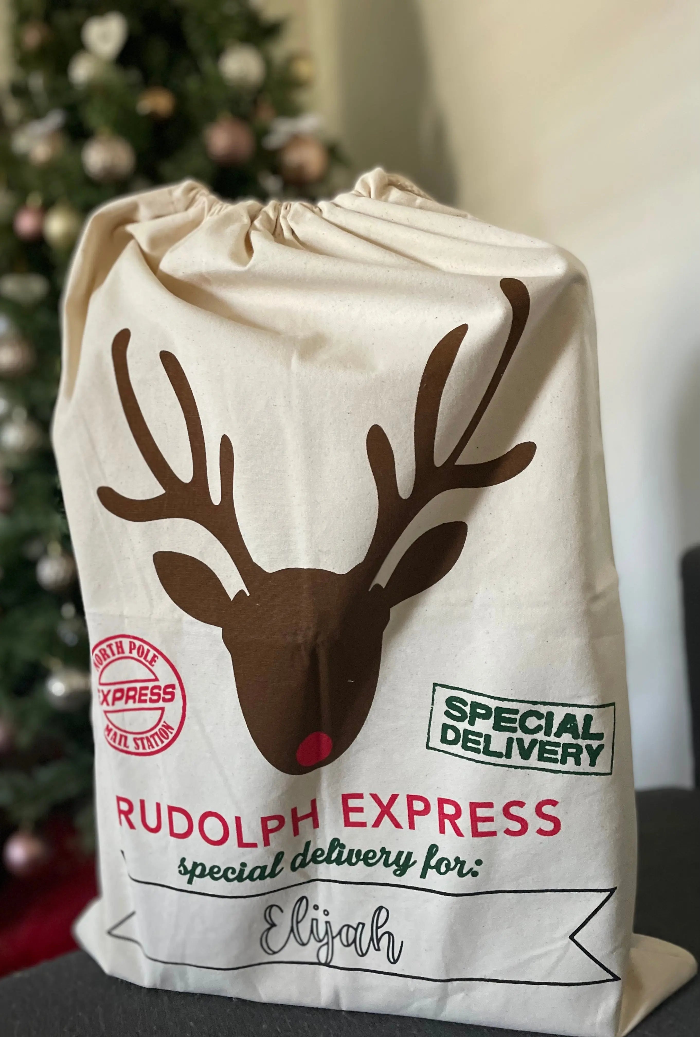 *Blank* Santa Sack Printed Design - IN STOCK