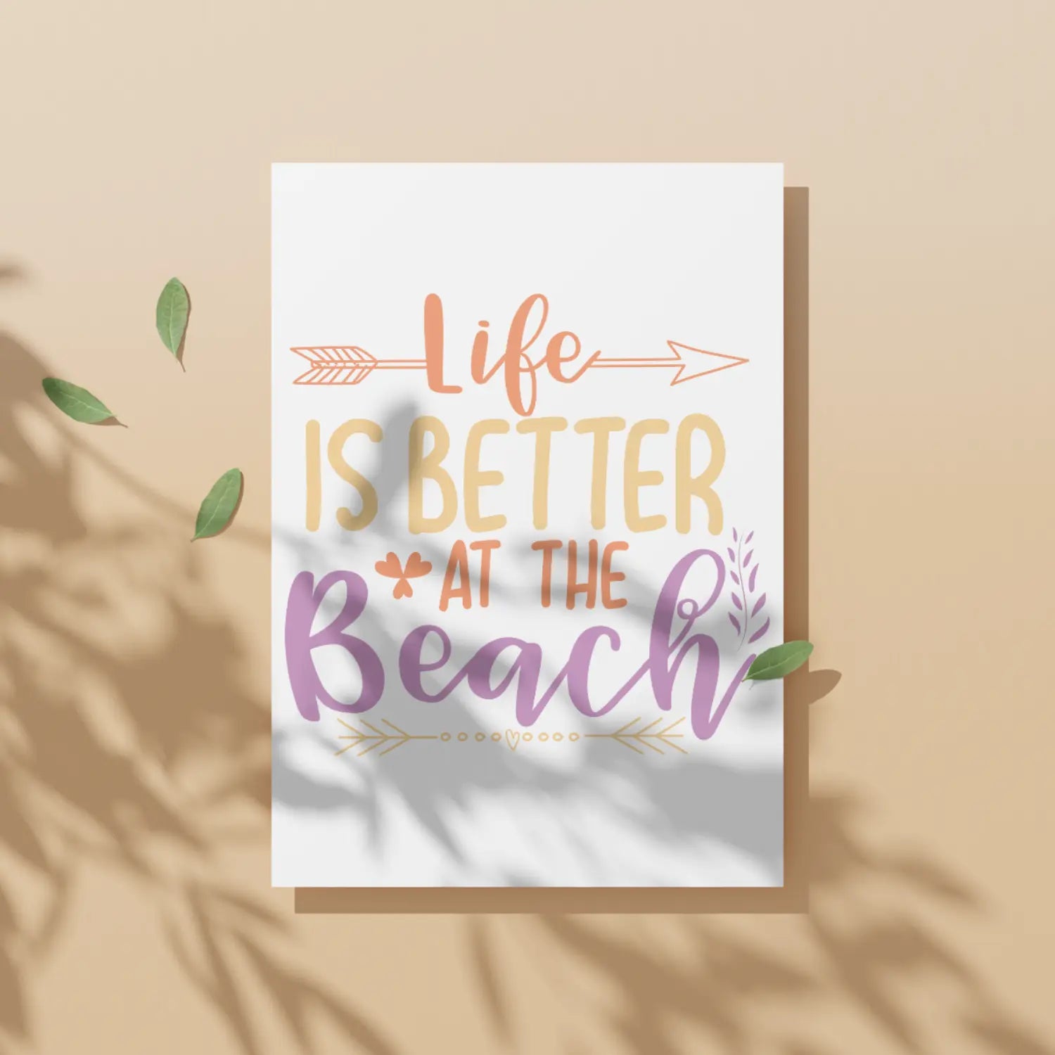 Life is better at the beach SVG | Digital Download | Cut File | SVG Only The Sweet Stuff