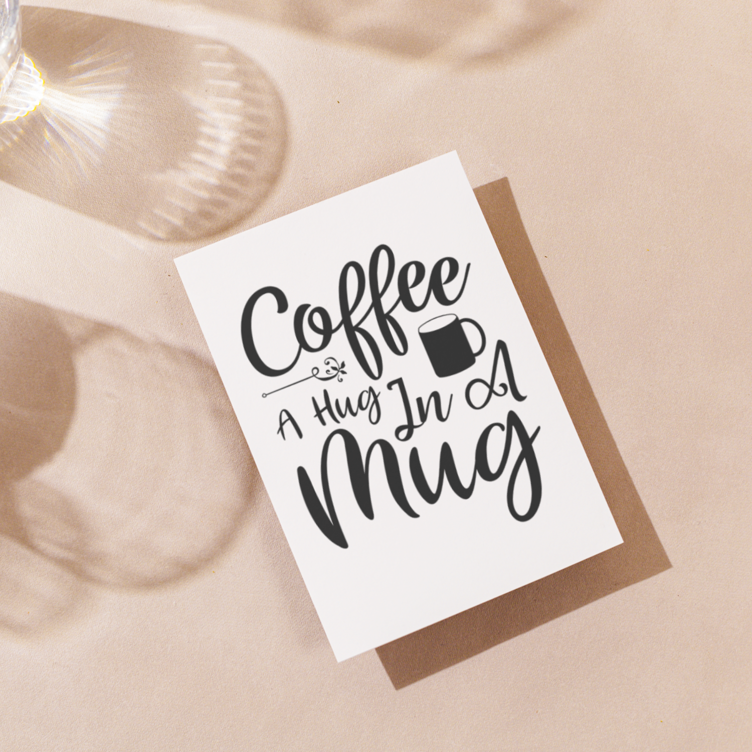 Coffee A Hug In A Mug SVG | Digital Download | Cut File | SVG