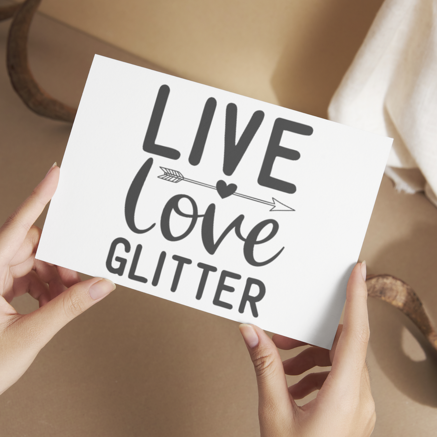 LIVE LOVE GLITTER SVG | Digital Download | Cut File | SVG