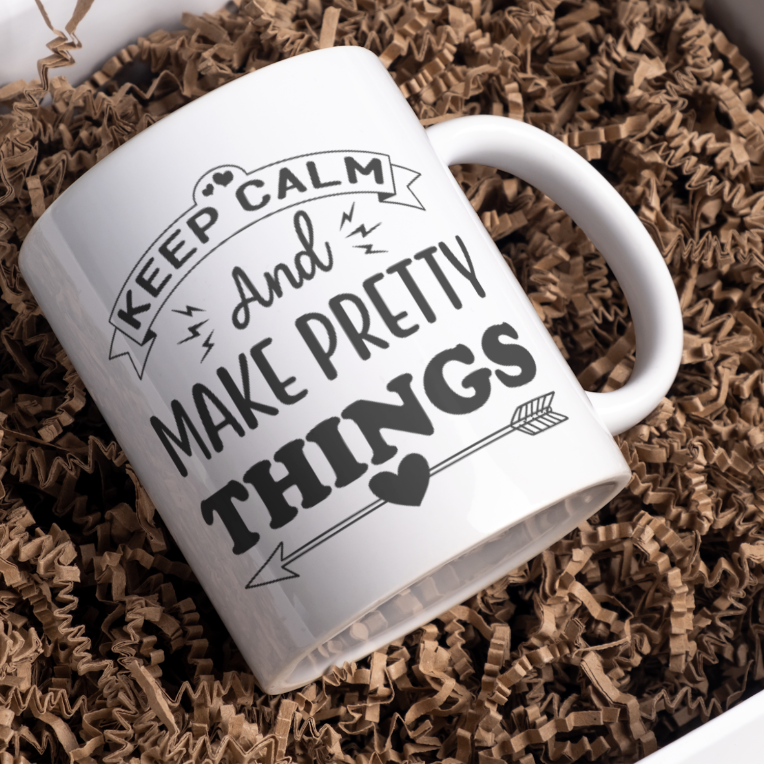 KEEP CALM AND MAKE PRETTY THINGS SVG | Digital Download | Cut File | SVG