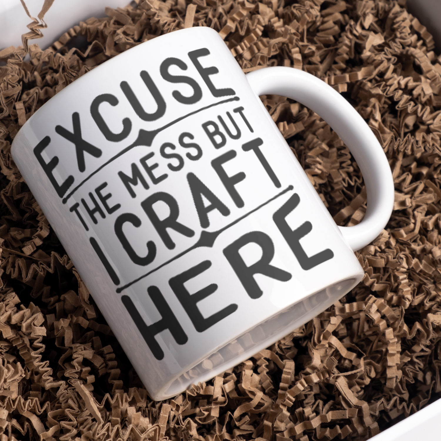 EXCUSE THE MESS BUT I CRAFT HERE SVG | Digital Download | Cut File | SVG
