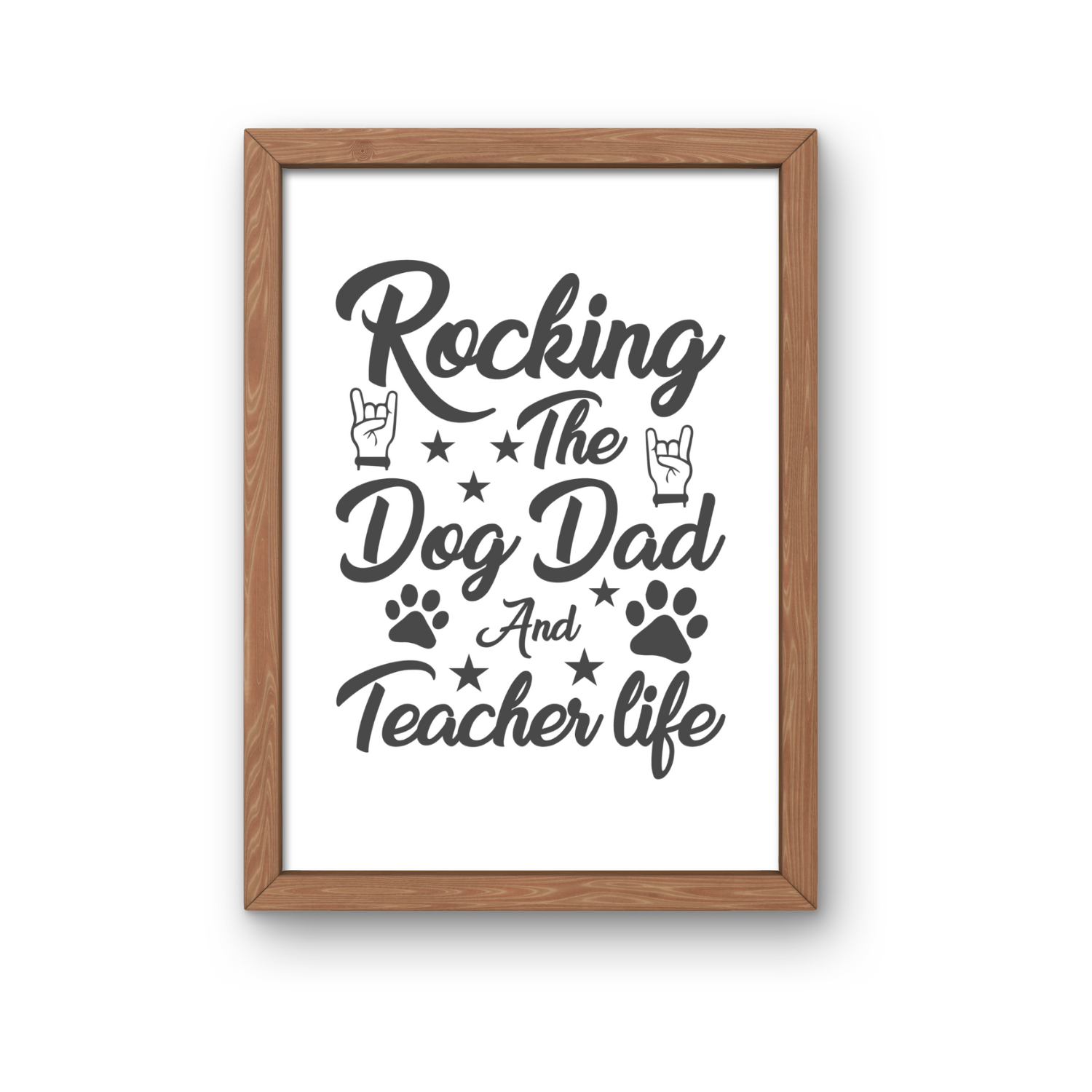 Rocking the dog dad and teacher life SVG | Digital Download | Cut File | SVG - Only The Sweet Stuff