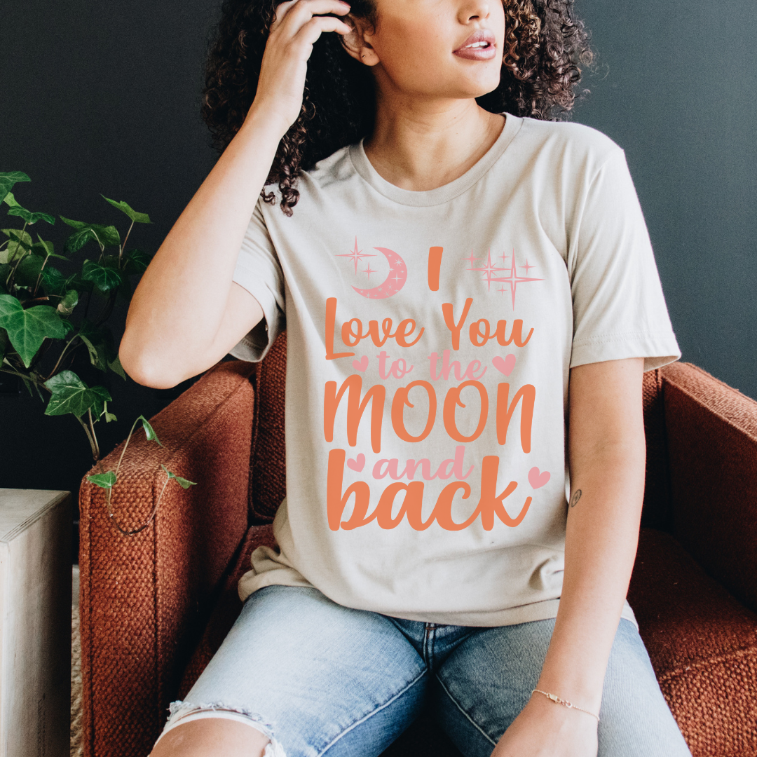 I love you to the moon and back SVG | Digital Download | Cut File | SVG - Only The Sweet Stuff