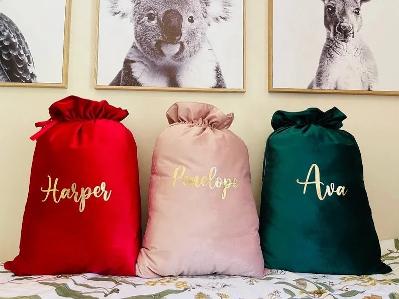 *blank* Velvet Santa Sack - Pre- Order | Arriving Mid to Late November - Only The Sweet Stuff