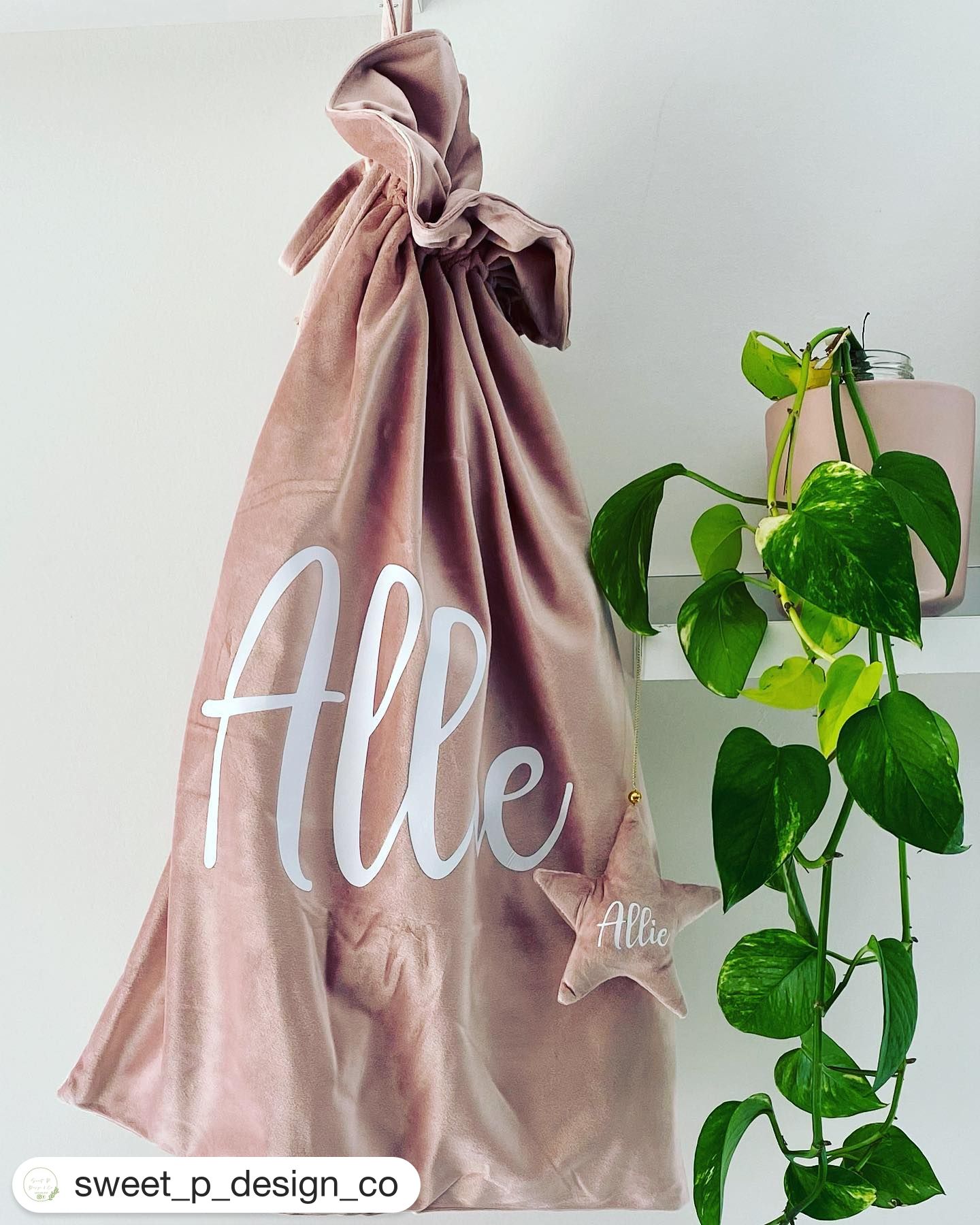 *blank* Velvet Santa Sack - Pre- Order | Arriving Mid to Late November - Only The Sweet Stuff
