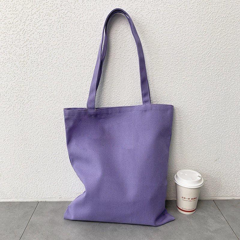 *blank* Tote bag with inside pocket and zipper - Note no printing on bag - Pre-Order | Arriving Mid to Late November - Only The Sweet Stuff