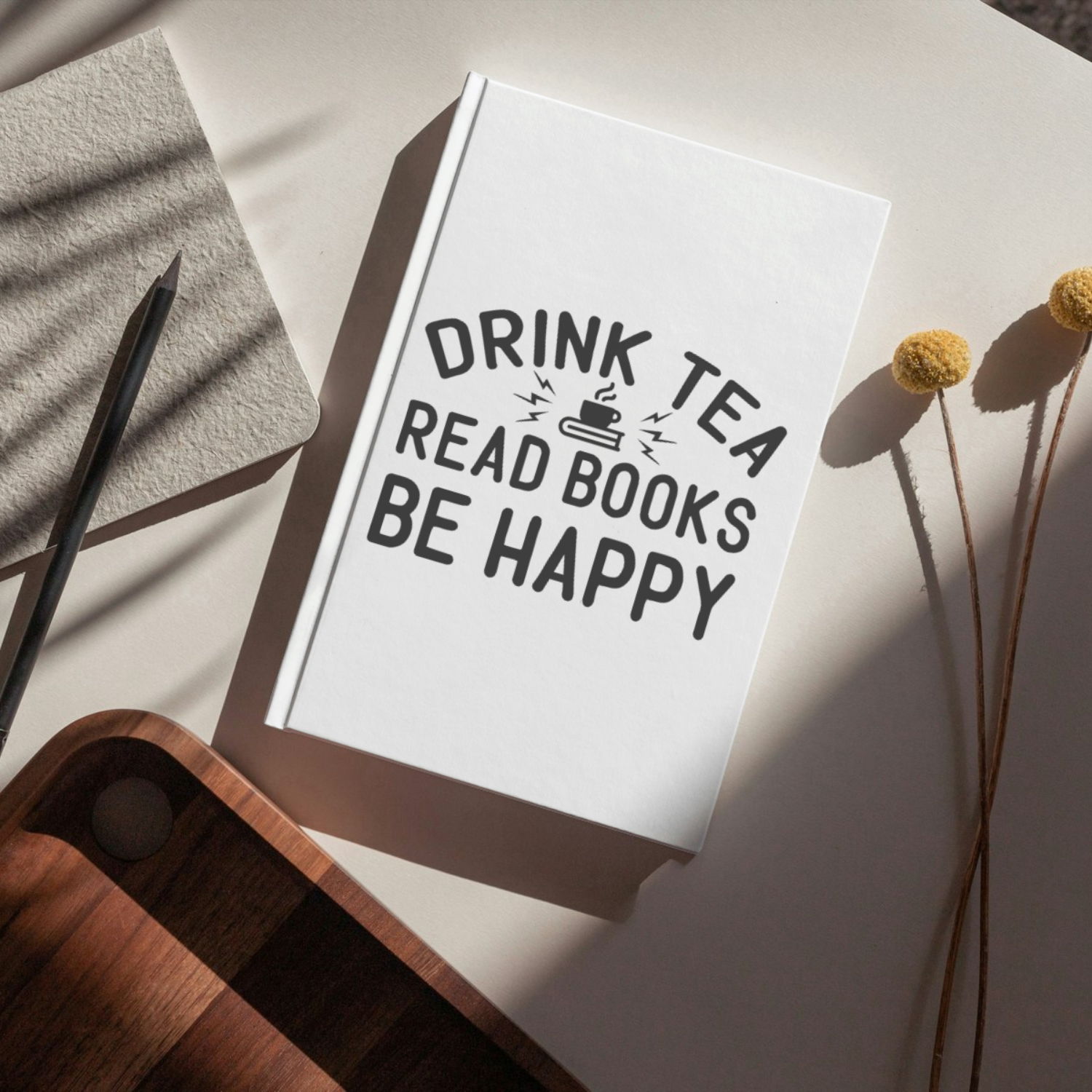 Drink Tea Read Books Be Happy SVG | Digital Download | Cut File | SVG