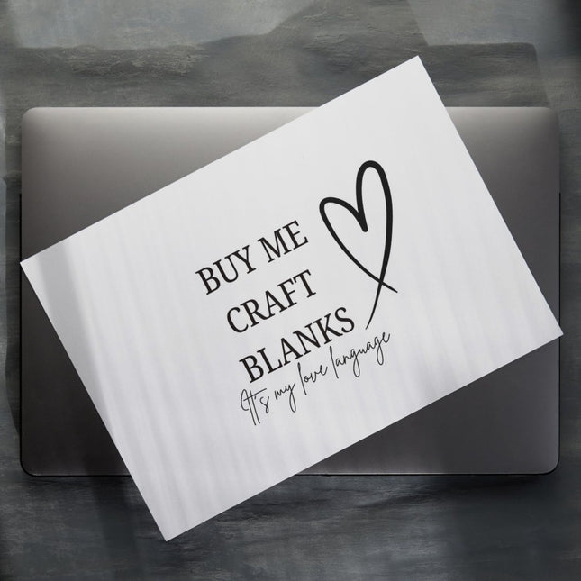 Buy me Craft Blanks - SVG| Digital Download | Cut File | SVG