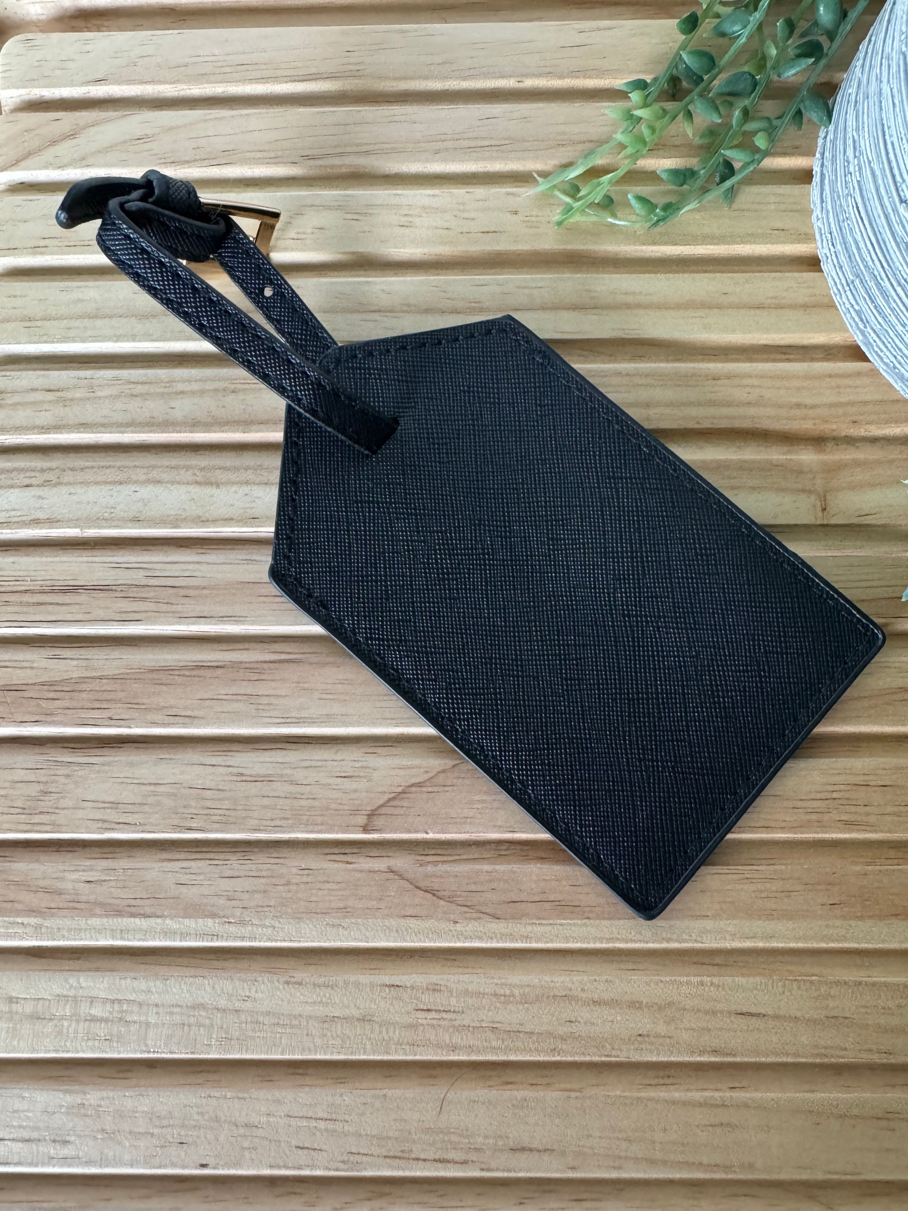 *Blank* PU Luggage Tag |  Leatherette - Only The Sweet Stuff