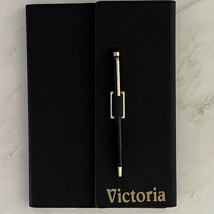 PU (Faux Leatherette) Blank Diary/Binder + Pen Set - Only The Sweet Stuff