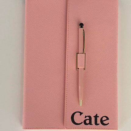 PU (Faux Leatherette) Blank Diary/Binder + Pen Set - Only The Sweet Stuff