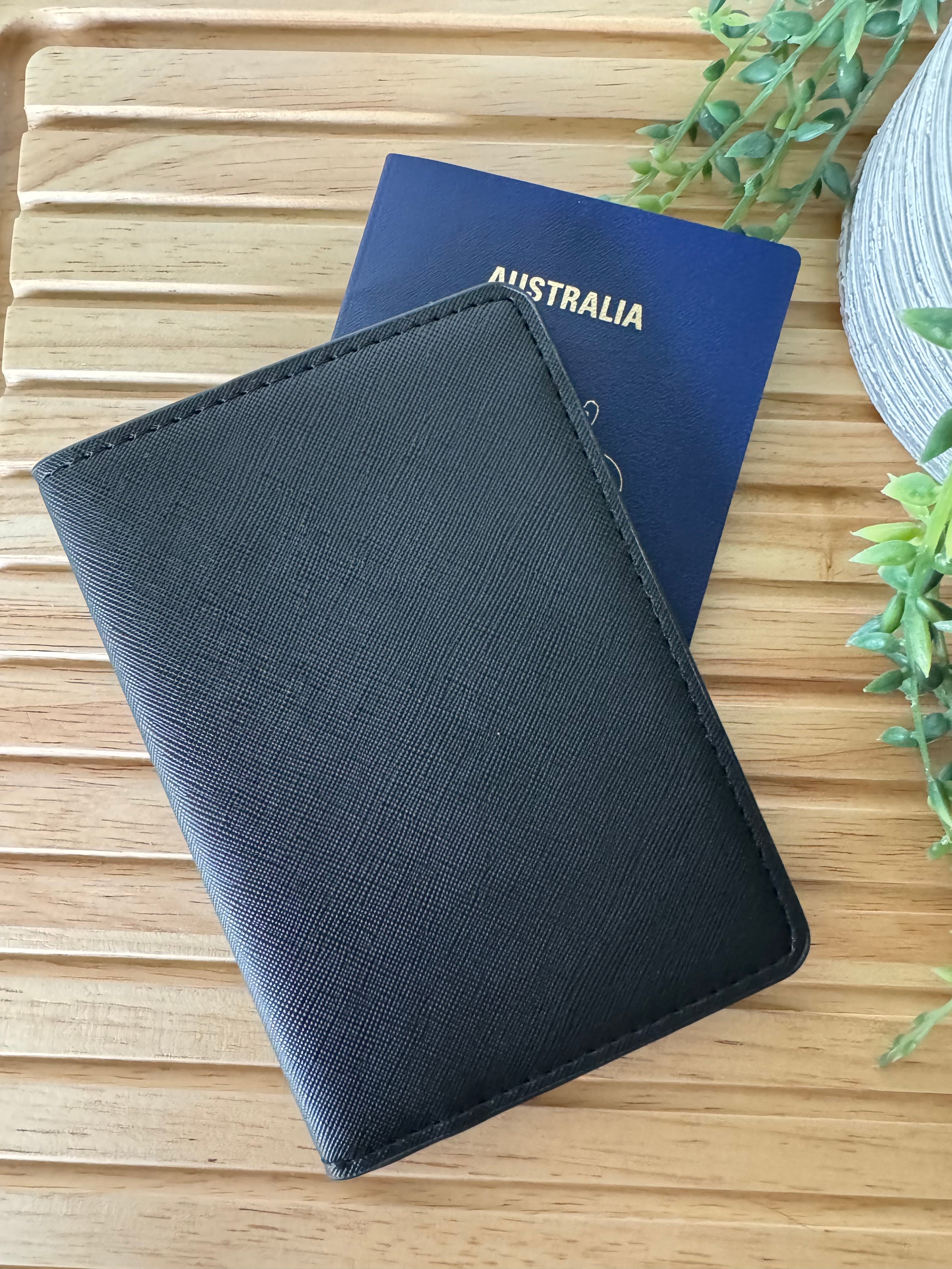 *Blank* Leatherette Passport Holder - Only The Sweet Stuff