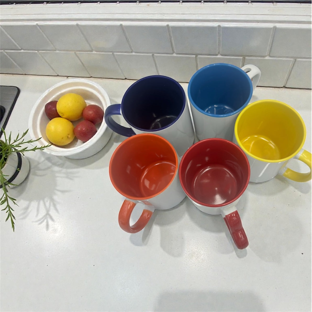 Sublimation Mug with Heart Handle