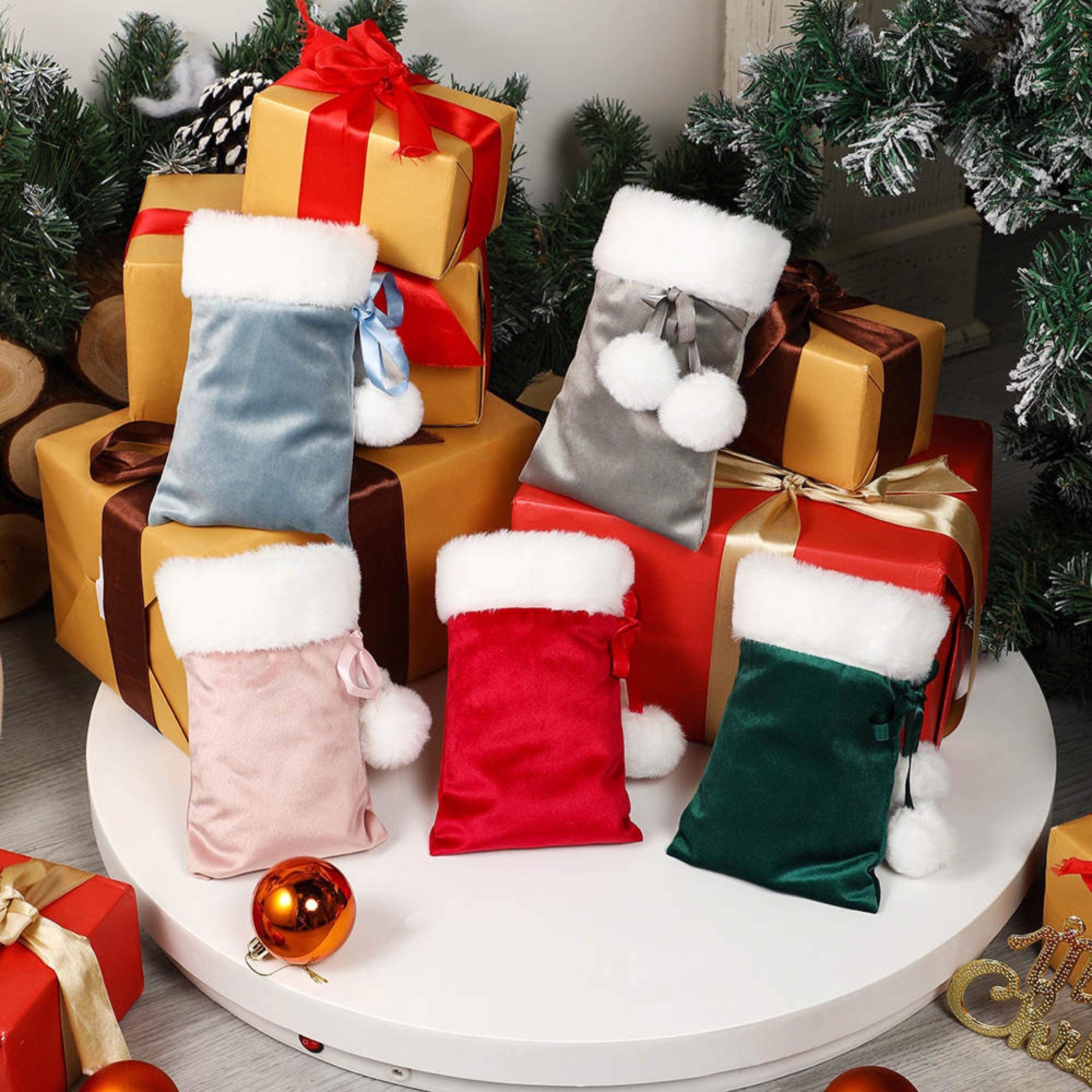 Velvet Blank Christmas Mini Present Sack - Only The Sweet Stuff