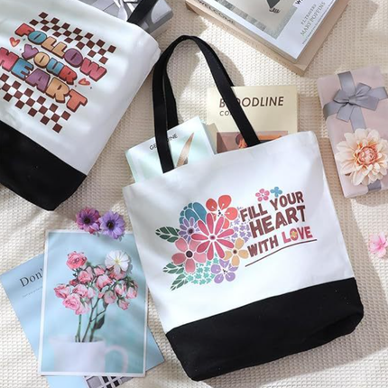 Black and White | Sublimation Tote bag
