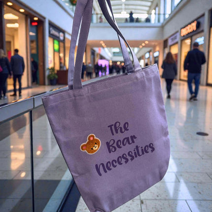 Tote bag with inside pocket and zipper