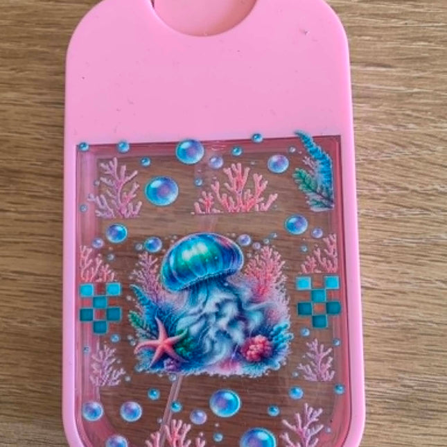 Hand Sanitiser Bottle with UVDTF