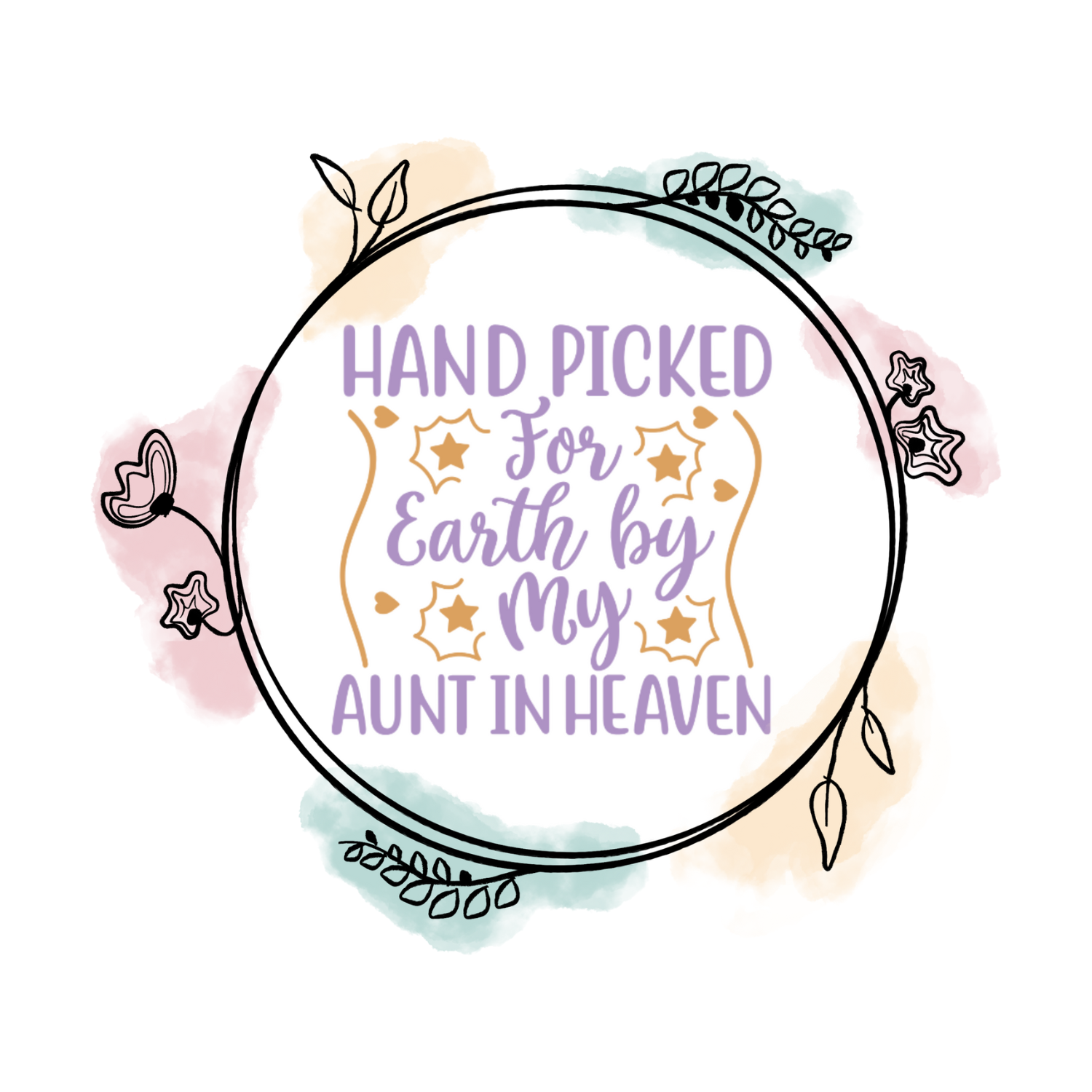 Hand picked by Aunt SVG | Digital Download | Cut File | SVG