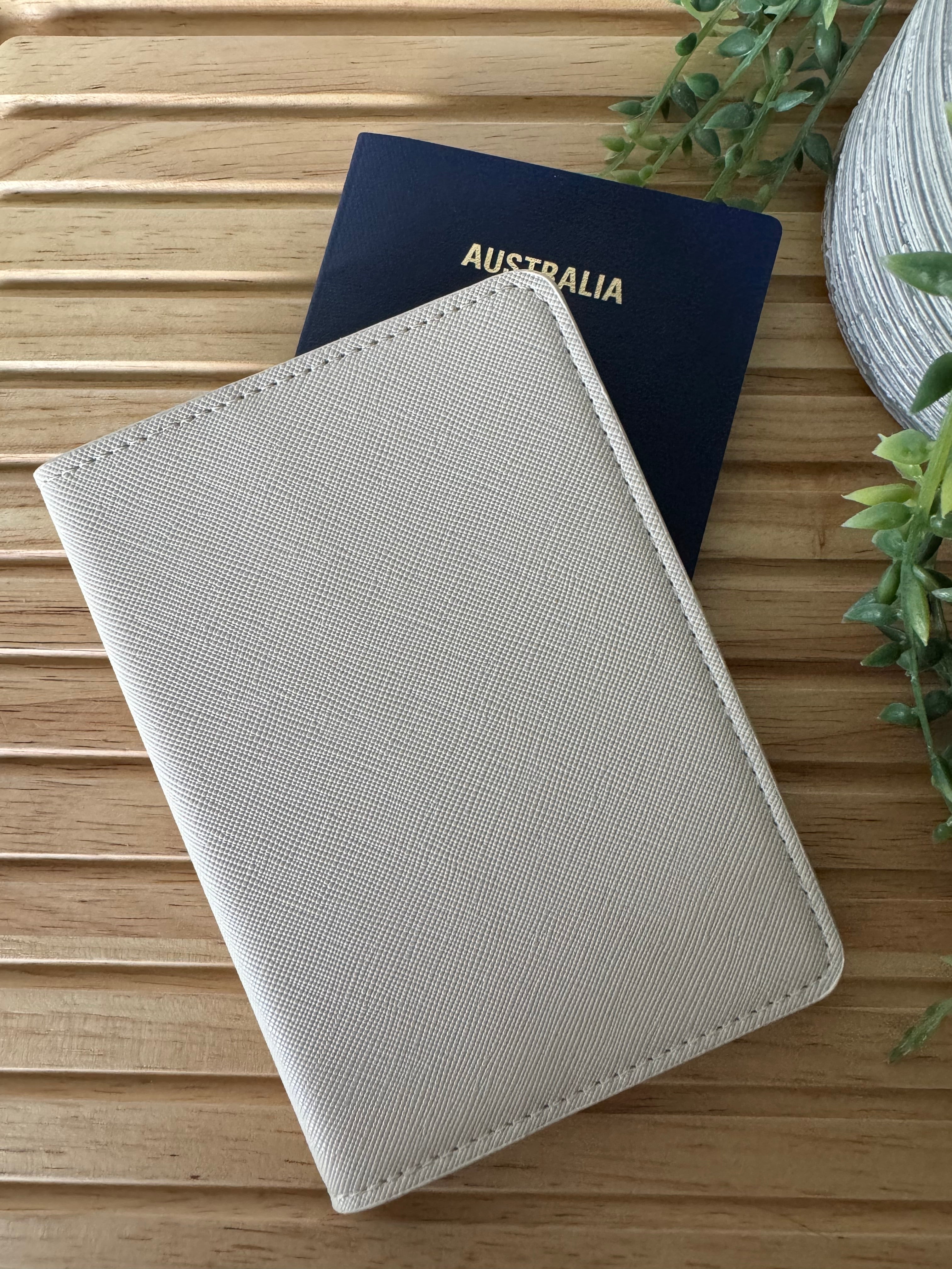 *Blank* Leatherette Passport Holder - Only The Sweet Stuff