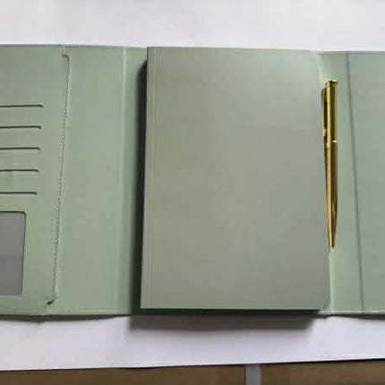 PU (Faux Leatherette) Blank Diary/Binder + Pen Set | Expected Arrival September