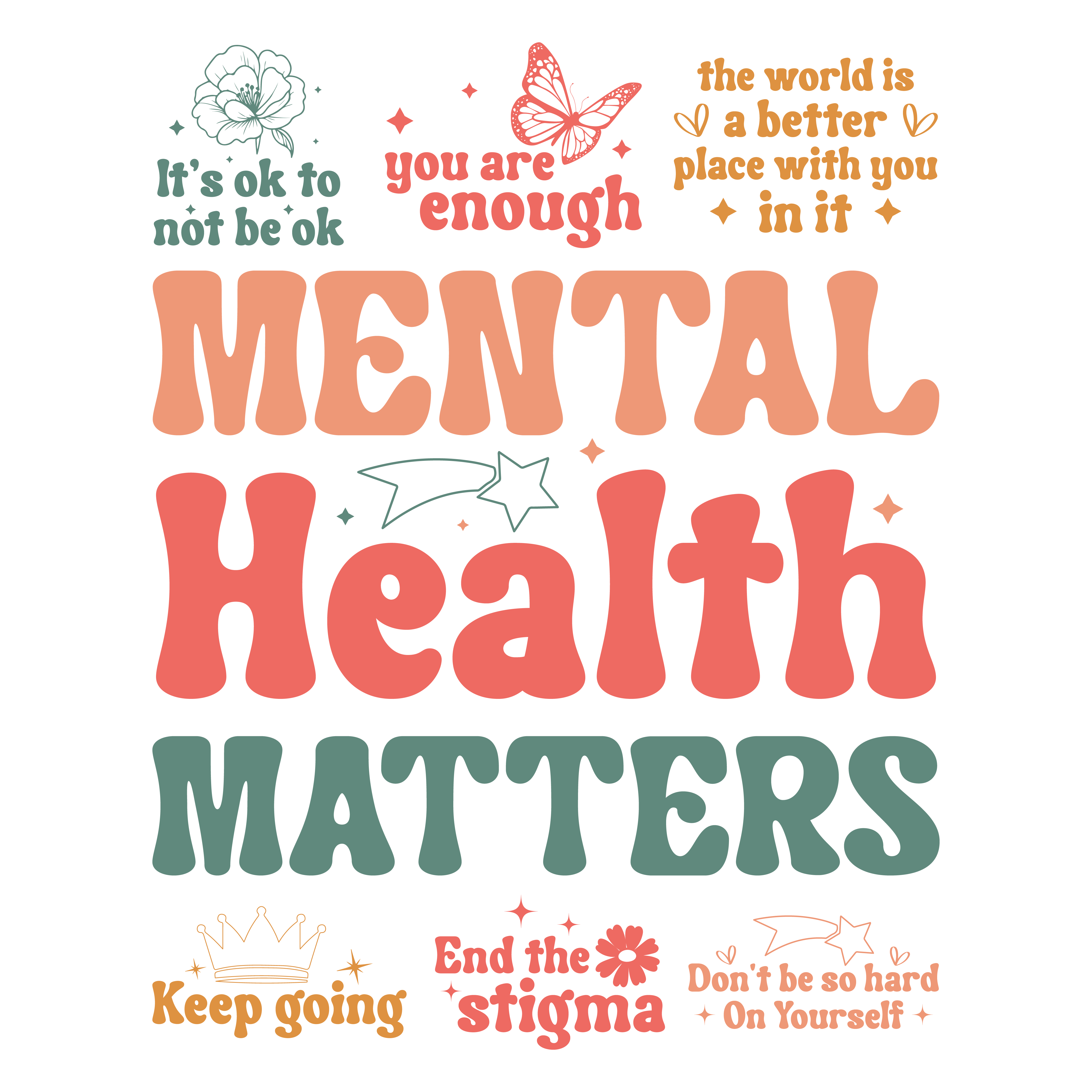 DTF Mental Health Pack (5 Pack)