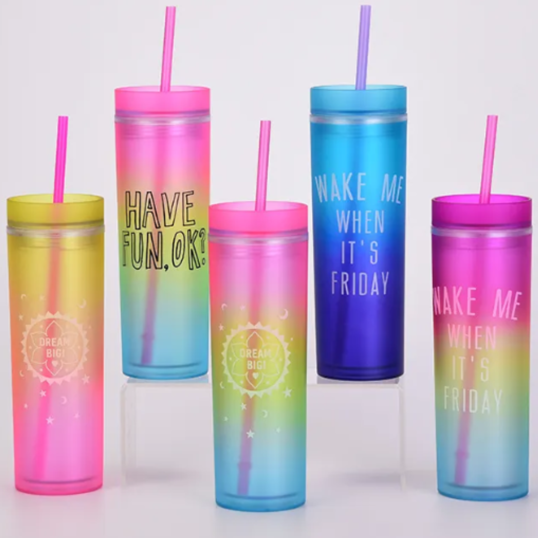 16oz Acrylic Tumbler - Ombre - Blank | Arriving Mid to Late November - Only The Sweet Stuff