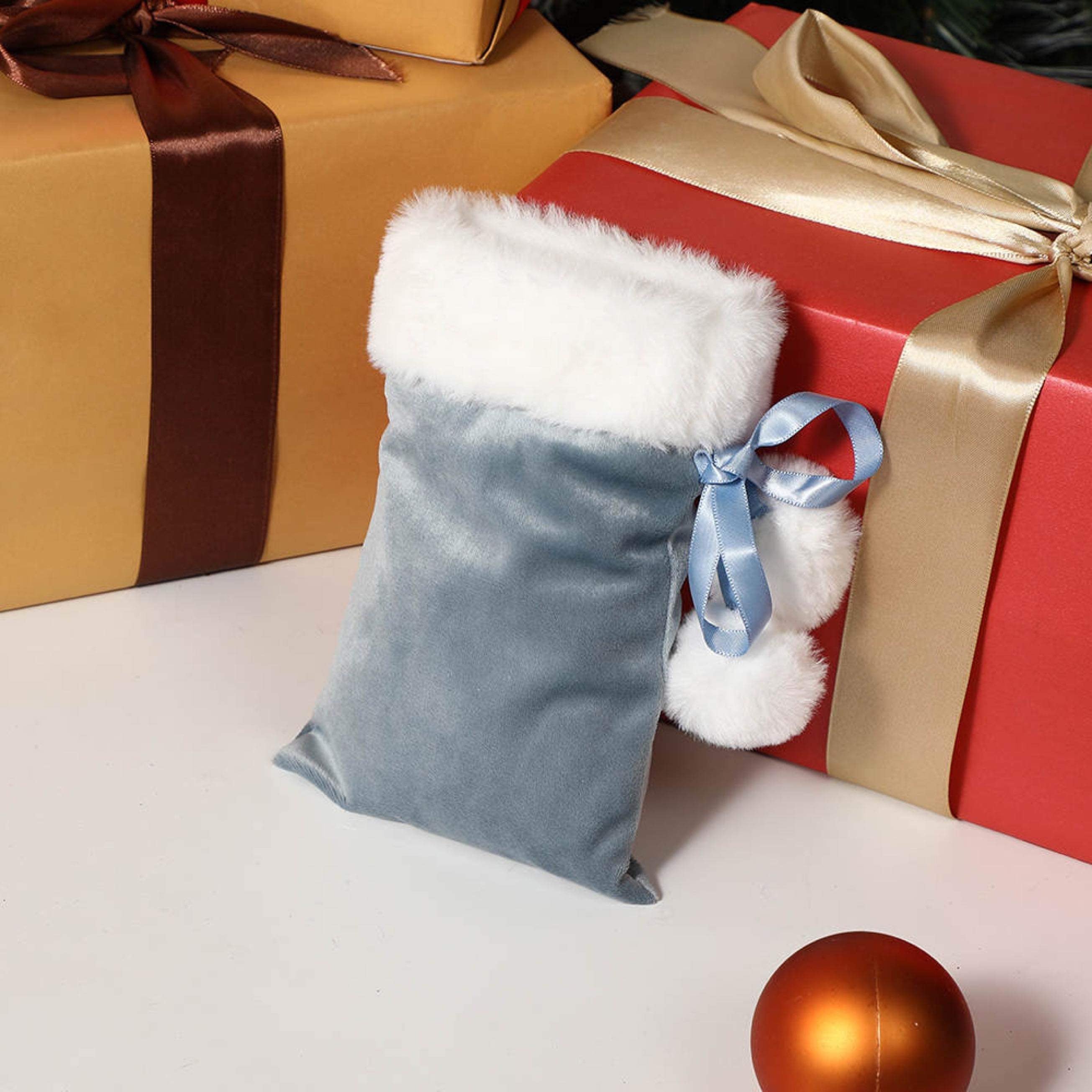 Velvet Blank Christmas Mini Present Sack - Only The Sweet Stuff