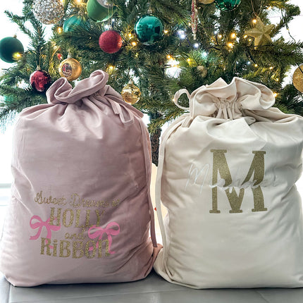 Velvet Santa Sack