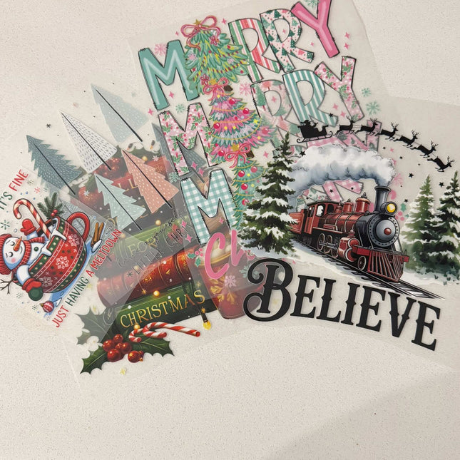 Christmas DTF 5 Pack – Festive Assorted Print Bundle