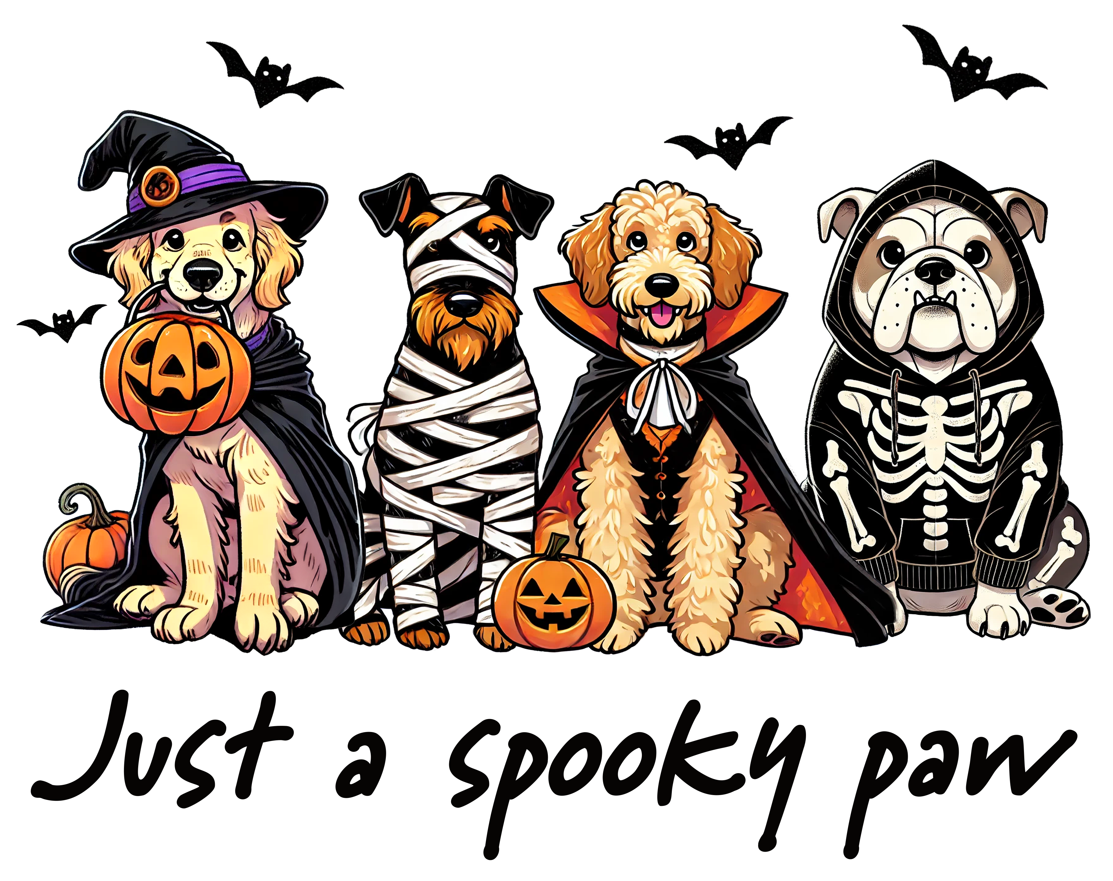 DTF Halloween Spooky but Cute Pack |(5 Pack)