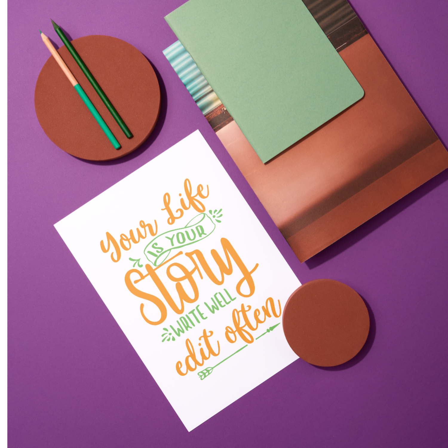 Your life is your story write well edit often SVG | Digital Download | Cut File | SVG - Only The Sweet Stuff