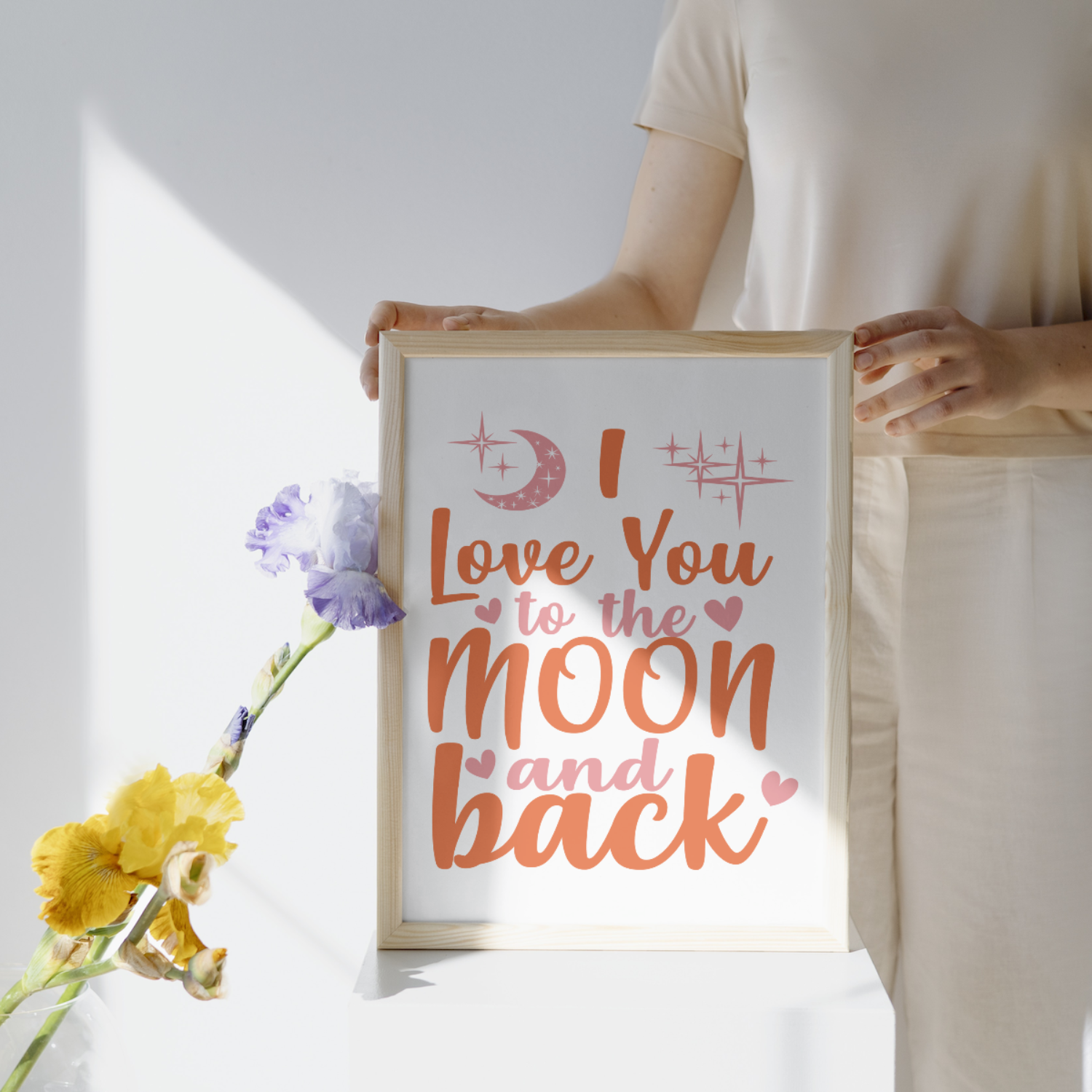 I love you to the moon and back SVG | Digital Download | Cut File | SVG - Only The Sweet Stuff