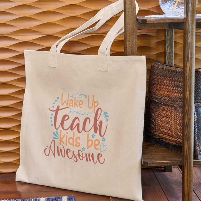 Wake up teach kids be awesome SVG | Digital Download | Cut File | SVG - Only The Sweet Stuff