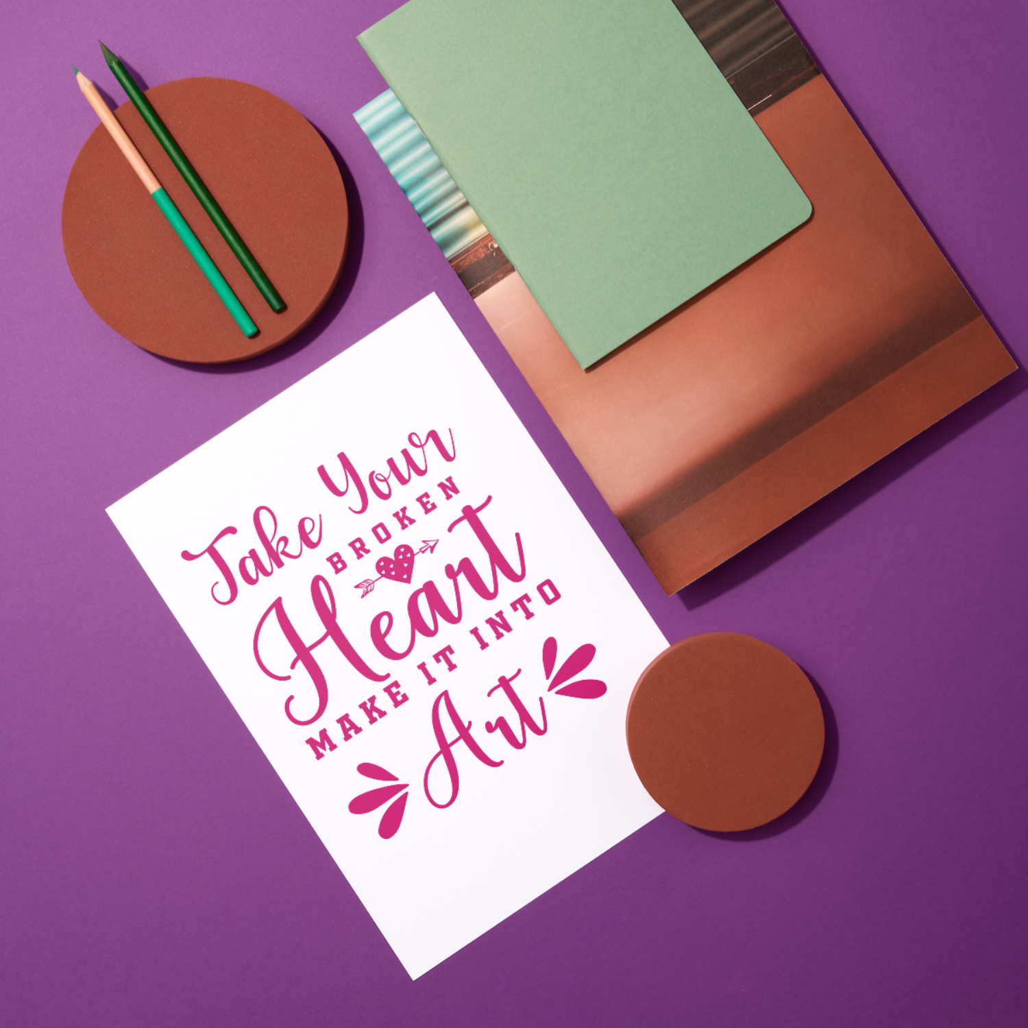 Take your broken heart make it into art SVG | Digital Download | Cut File | SVG Only The Sweet Stuff