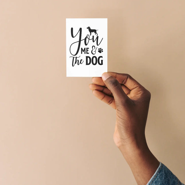 You Me & The Dog SVG | Digital Download | Cut File | SVG Only The Sweet Stuff