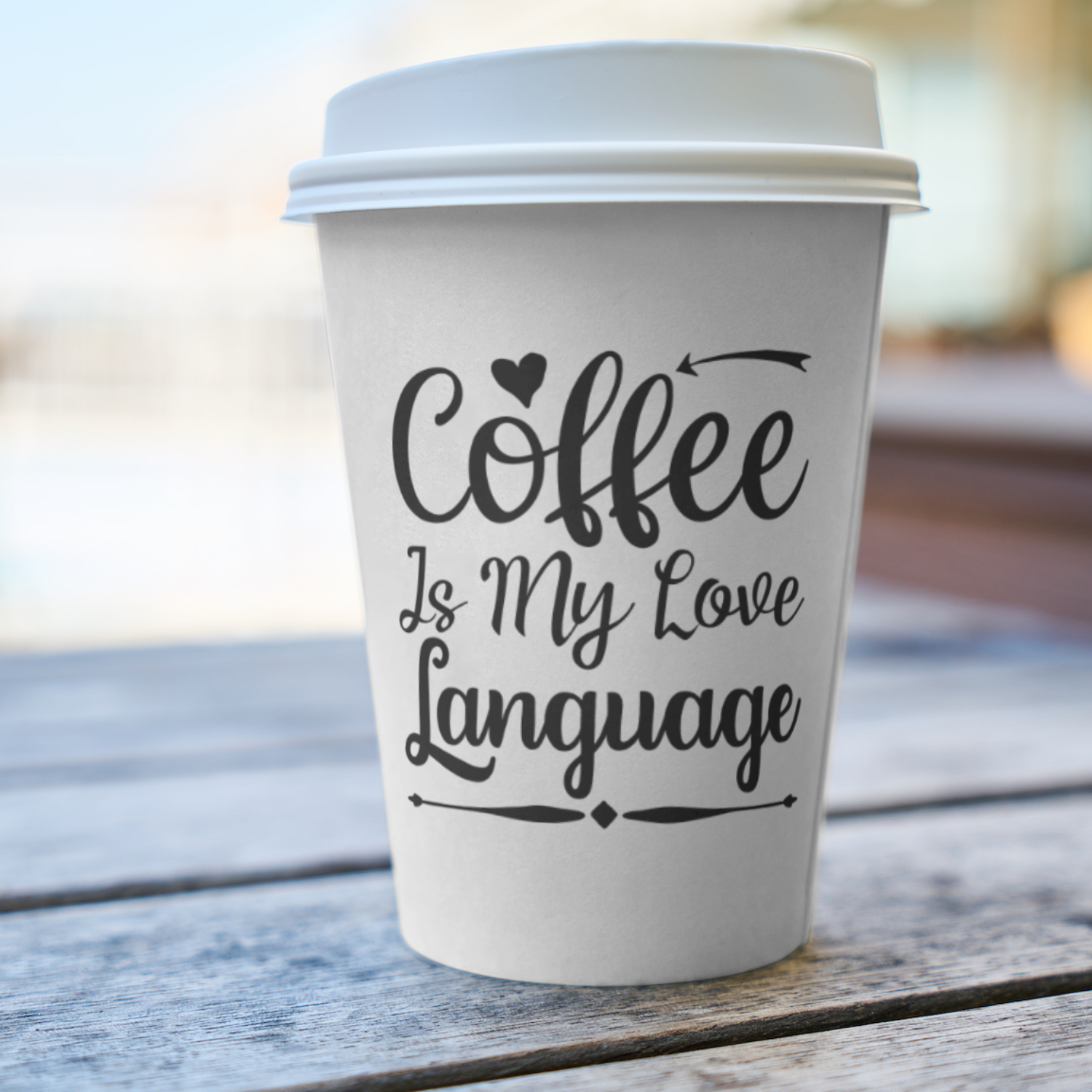 Coffee Is My Love Language SVG | Digital Download | Cut File | SVG