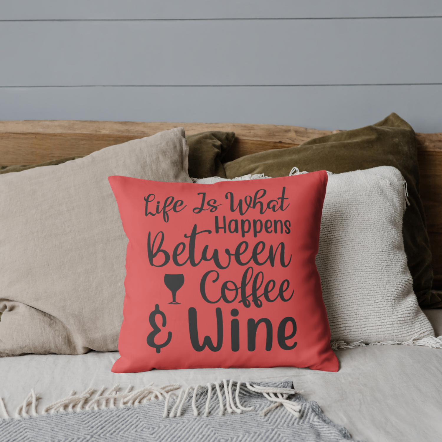 Life Is What Happens Between Coffee and Wine SVG | Digital Download | Cut File | SVG