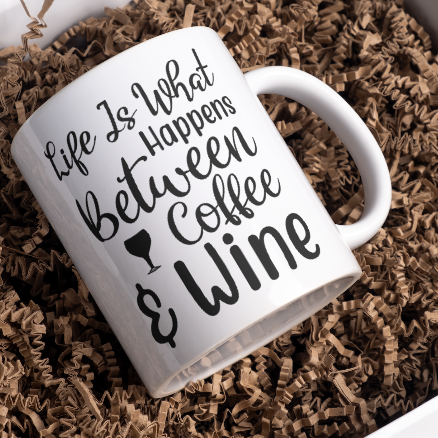 Life Is What Happens Between Coffee and Wine SVG | Digital Download | Cut File | SVG