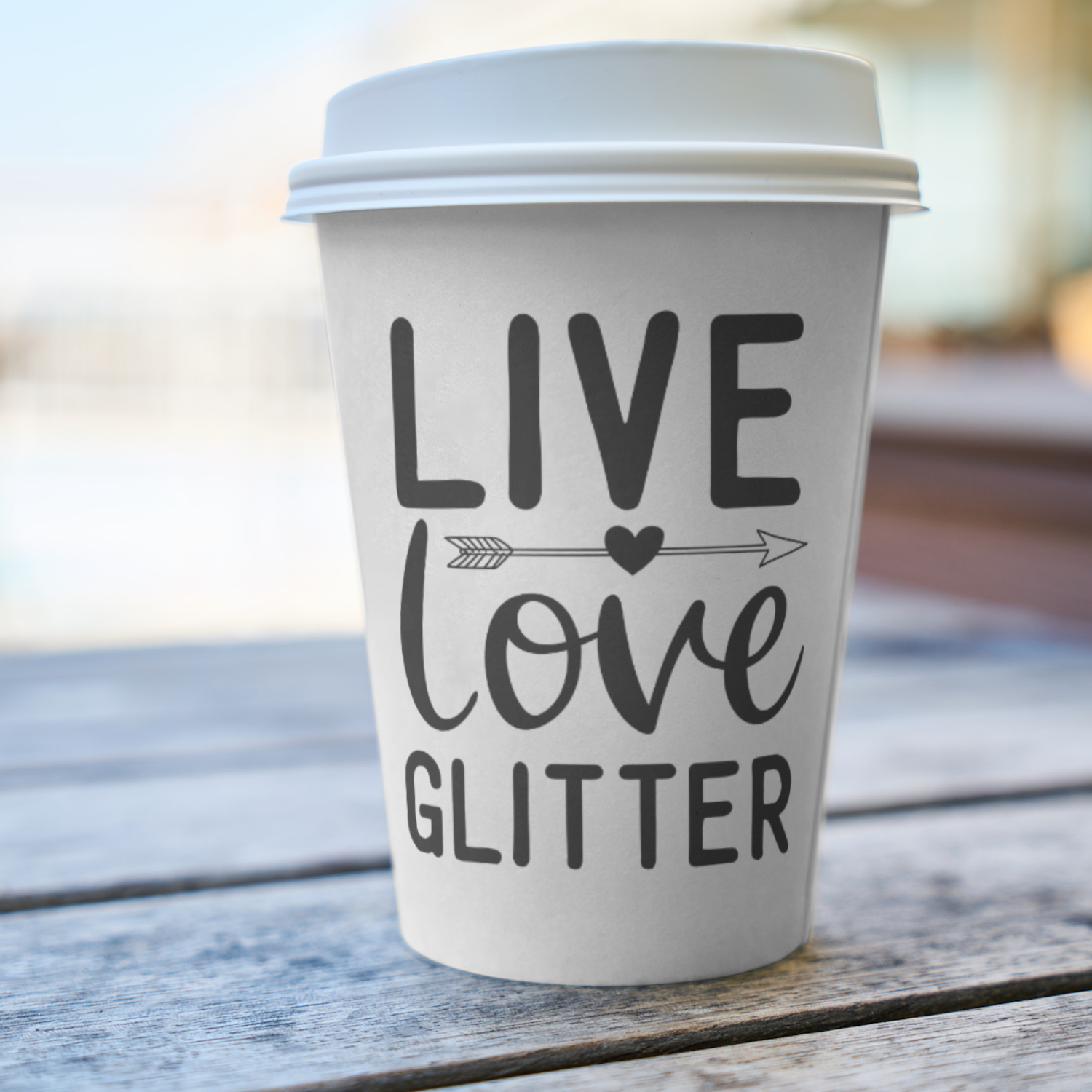 LIVE LOVE GLITTER SVG | Digital Download | Cut File | SVG