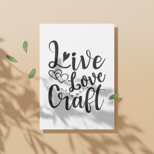 LIVE LOVE CRAFT 2 SVG | Digital Download | Cut File | SVG