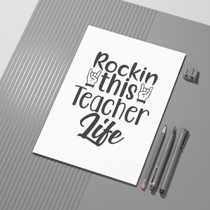 Rockin this Teacher Life SVG | Digital Download | Cut File | SVG - Only The Sweet Stuff