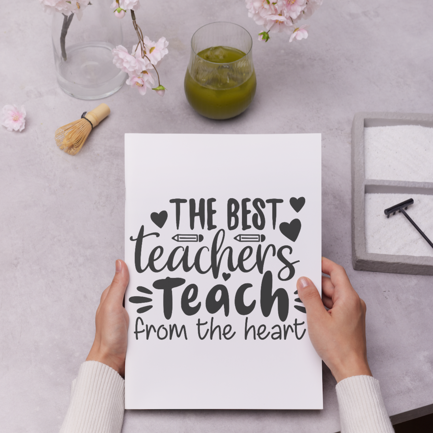 The best teachers teach from the heart SVG | Digital Download | Cut File | SVG - Only The Sweet Stuff