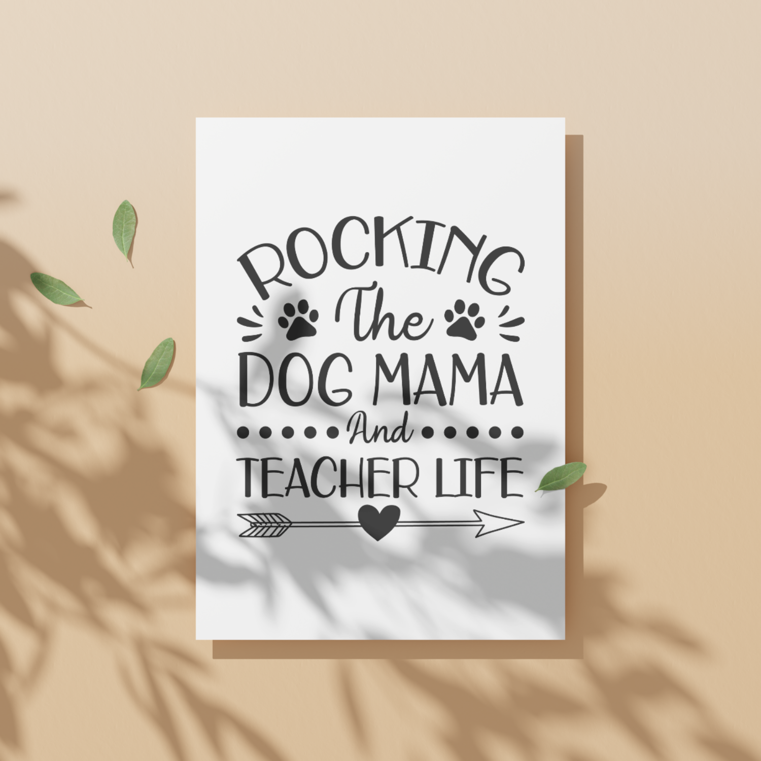 Rocking the dog mama and teacher life SVG | Digital Download | Cut File | SVG - Only The Sweet Stuff